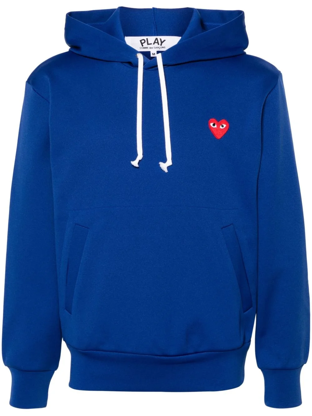 heart-motif drawstring hoodie - 1