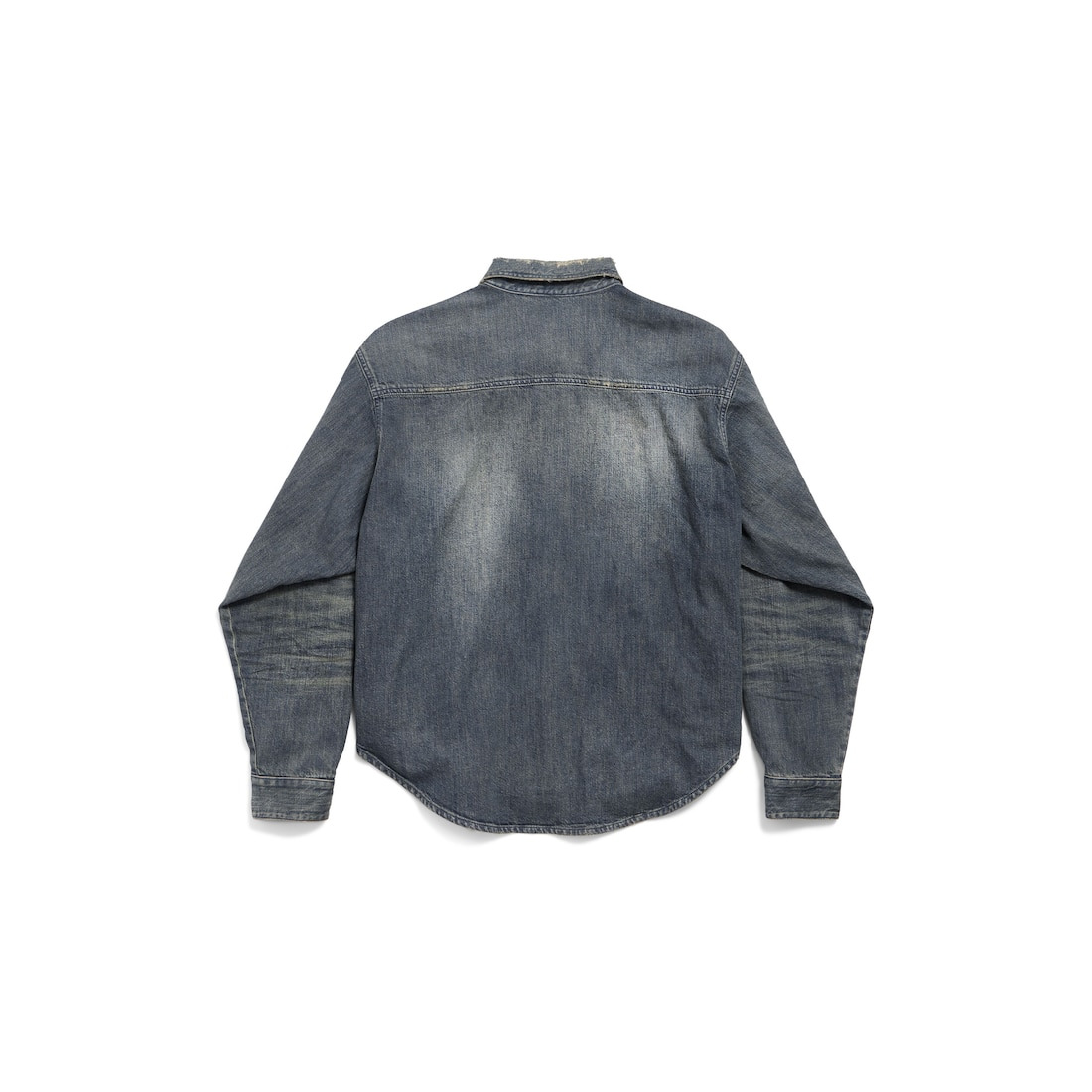 Men's Denim Overshirt in Blue - 2