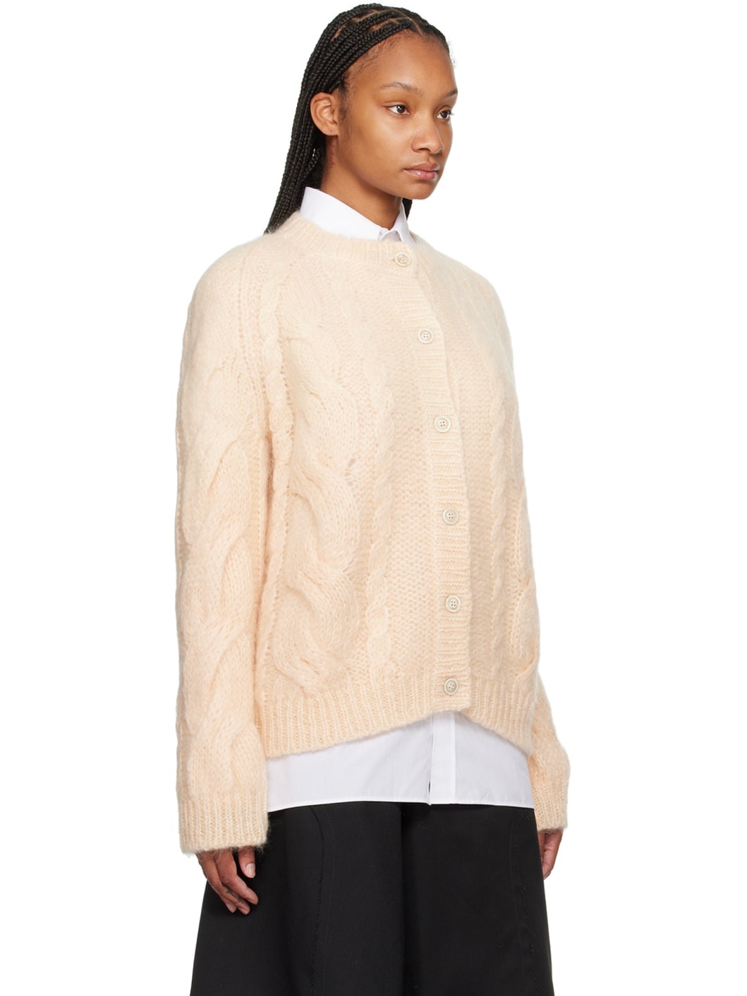 Orange Raglan Cardigan - 2