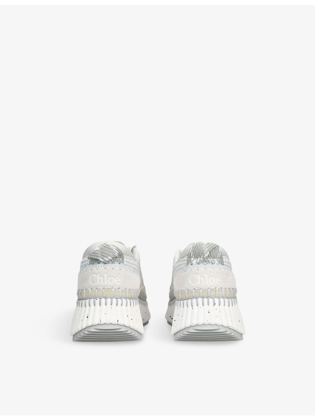 Nama Mesh and Suede Low-Top Trainers - 4