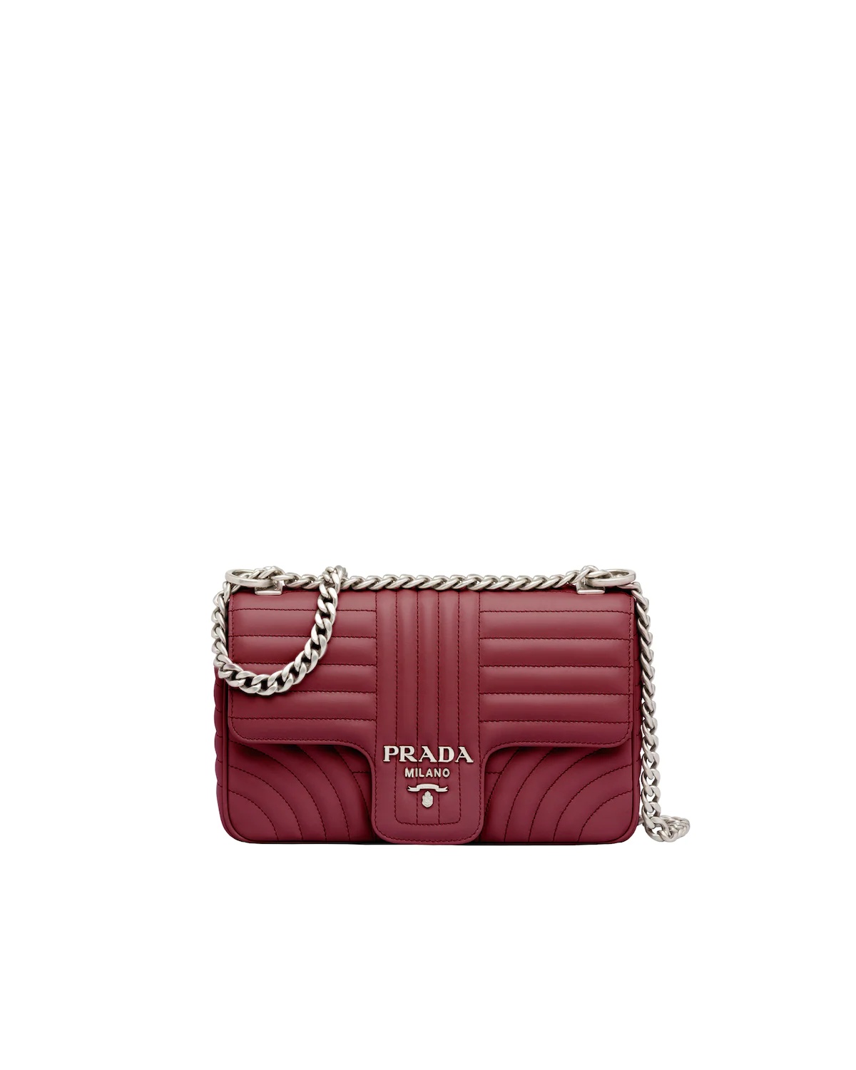 Medium Leather Prada Diagramme Bag - 1