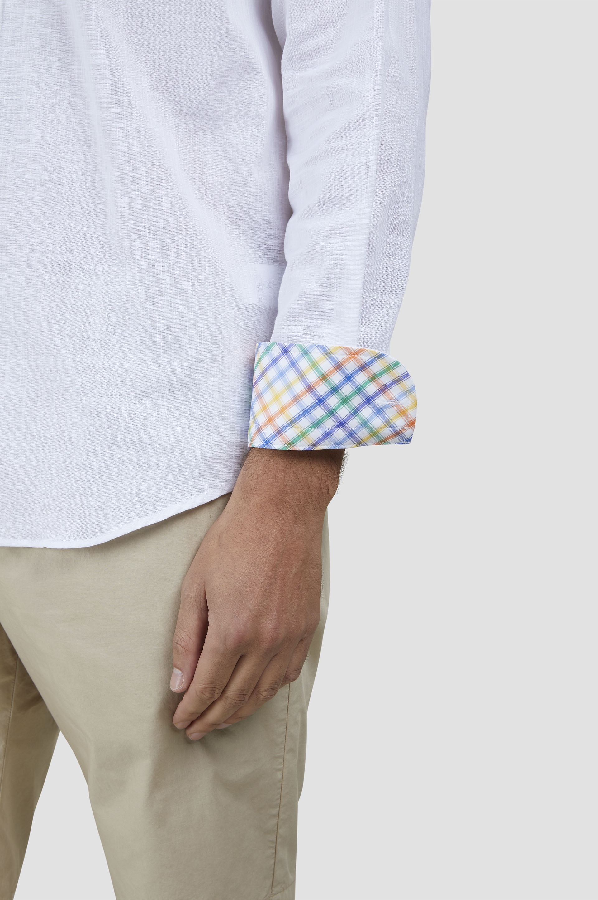 TEXTURED COTTON SHIRT - 6