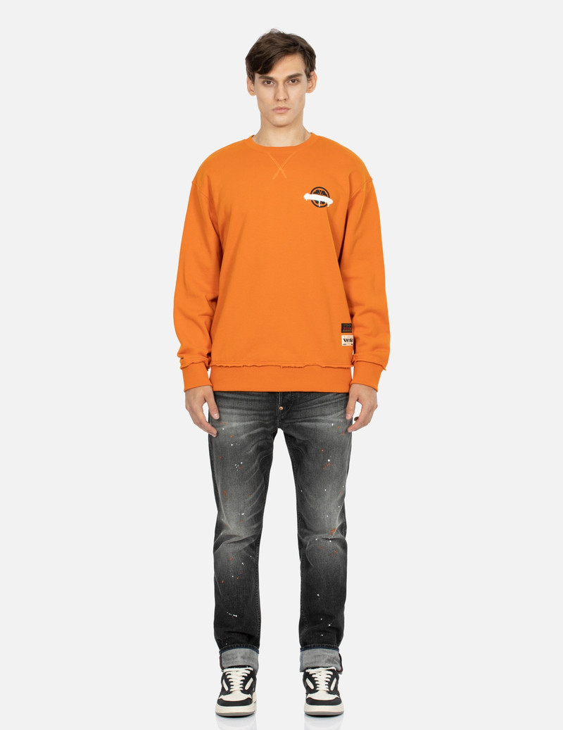 GRAFFITI DAICOCK AND KAMON PRINT RELAX FIT SWEATSHIRT 6