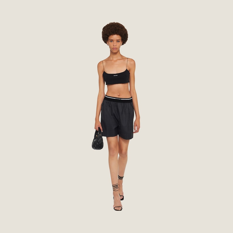 Miu Miu Glen Plaid Bermuda shorts outlook