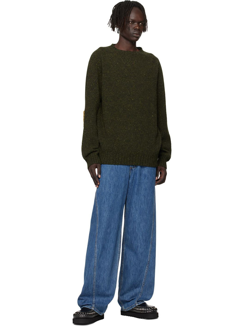 TOGA VIRILIS Black Leather Loafers outlook