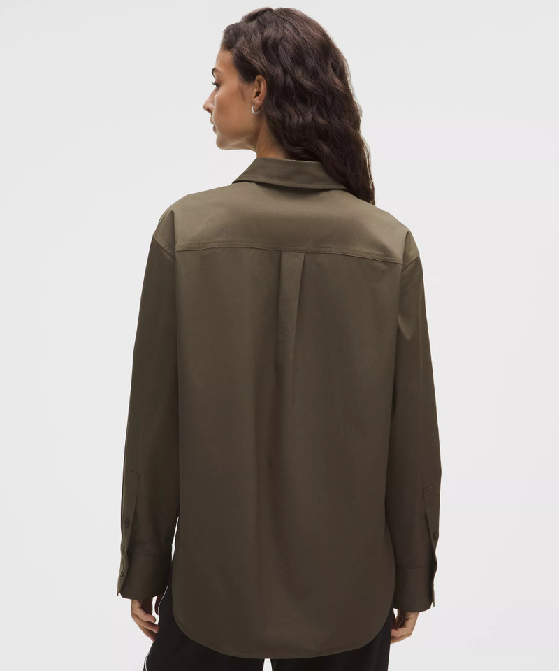 Woven Relaxed-Fit Button-Up Shirt 3