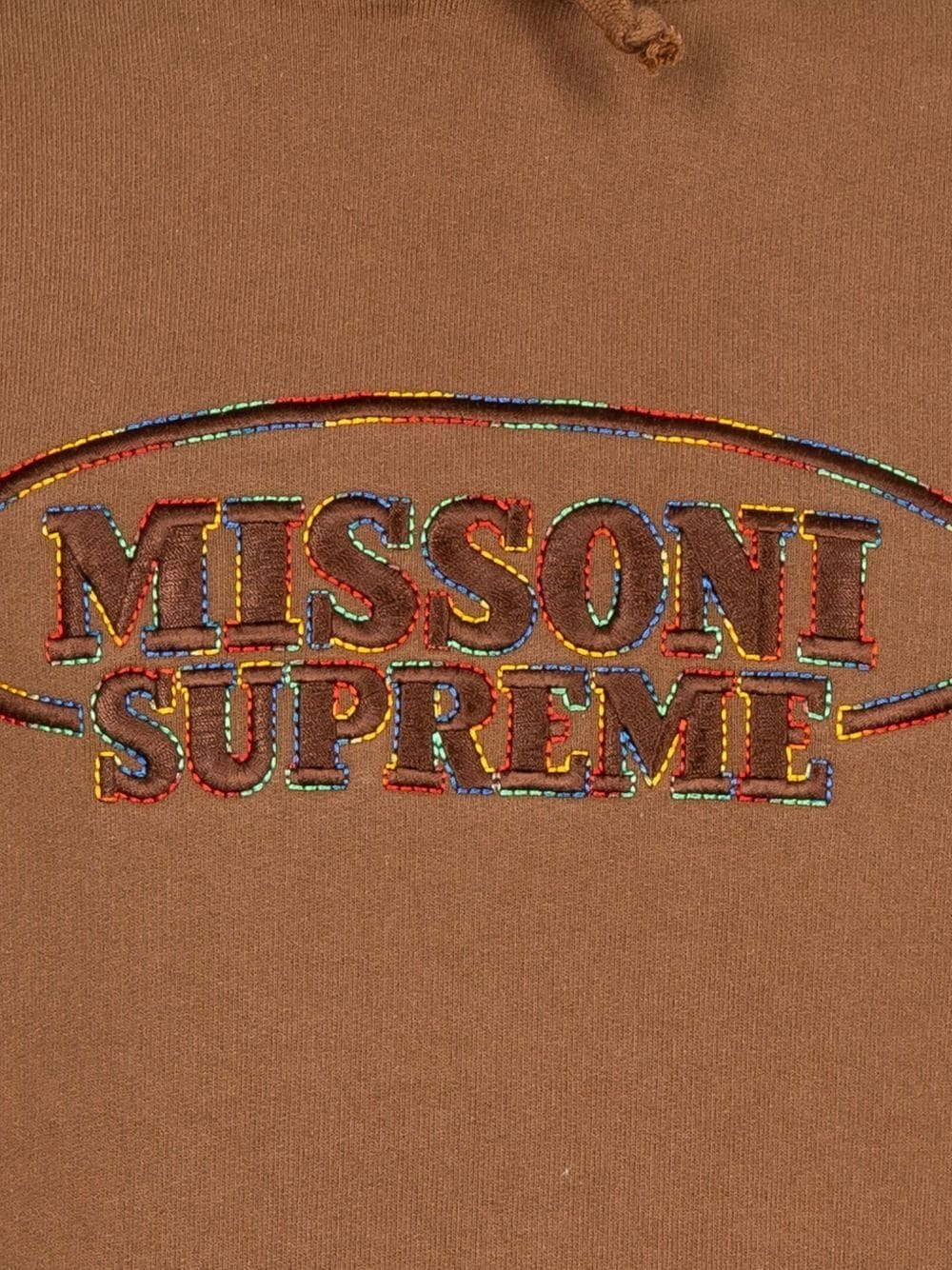 x Missoni logo-embroidered hoodie "FW21" - 3