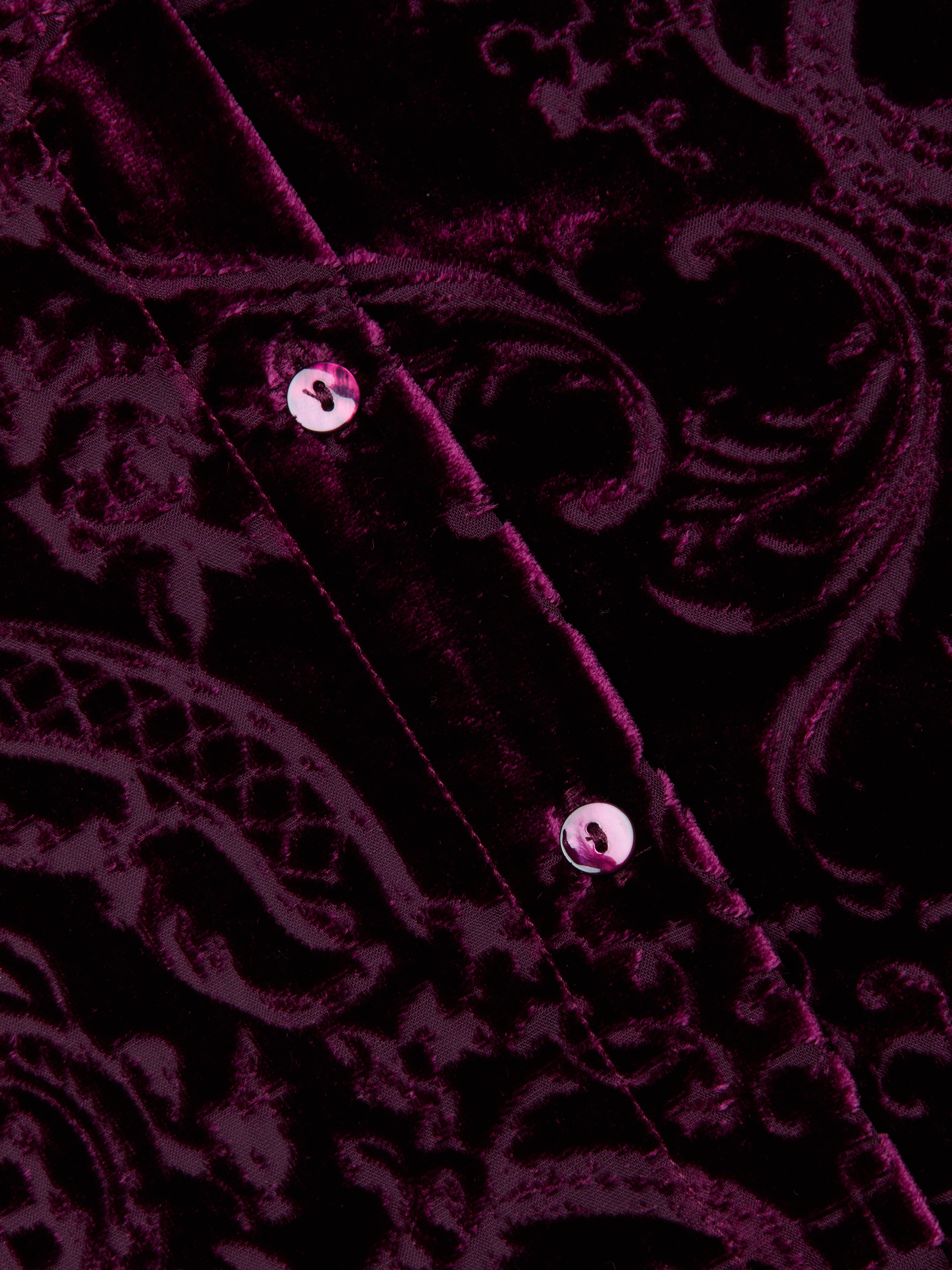 Laurent Velvet Blouse - 6