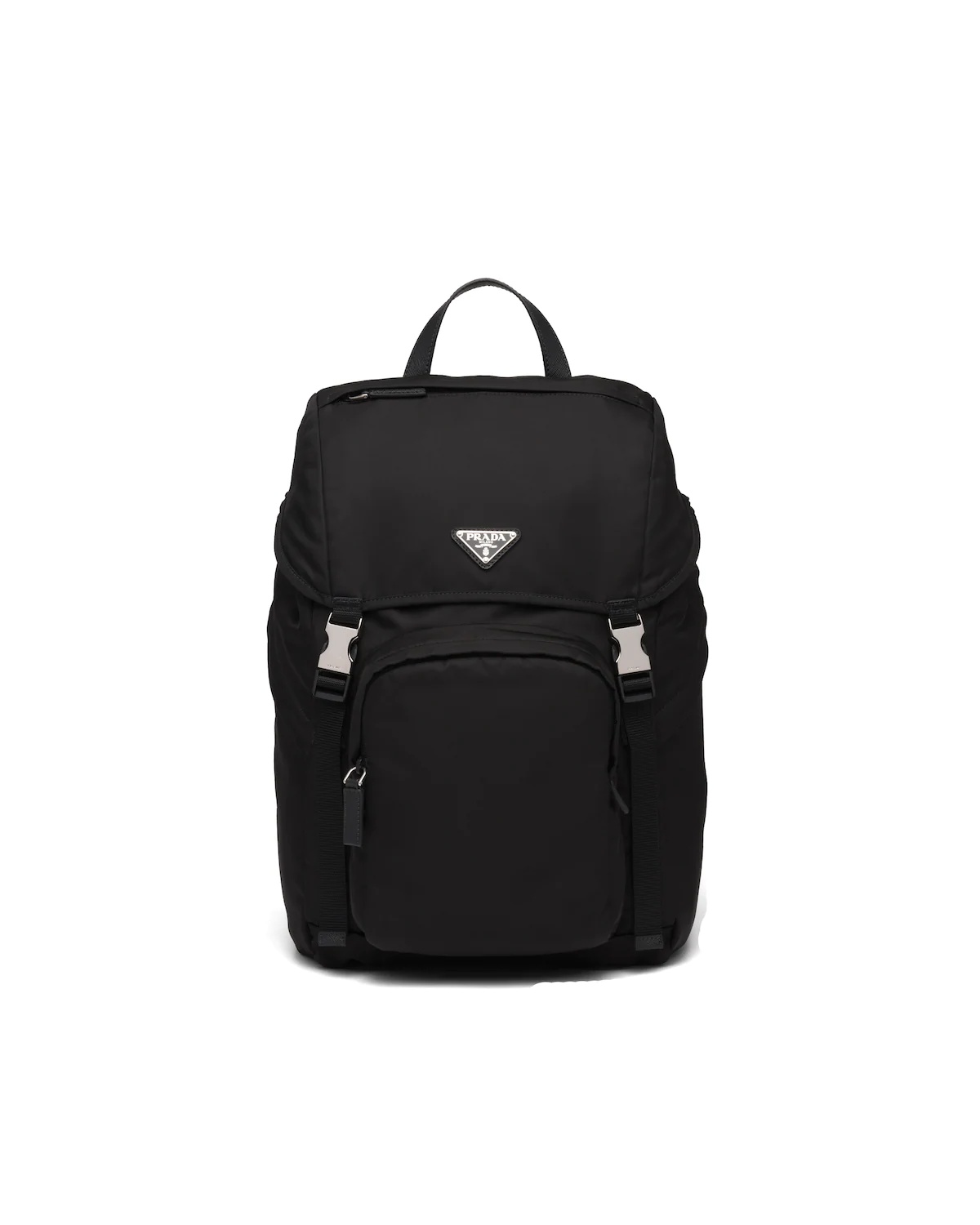 Nylon and Saffiano Leather Backpack - 1