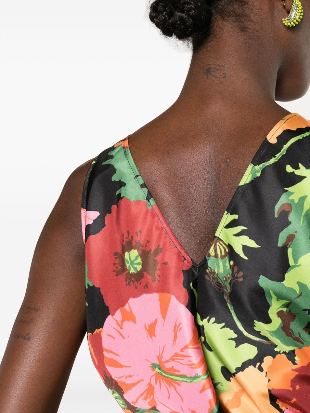 floral-print vest top - 5