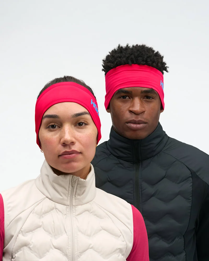 ColdSnap Fleece Headband in Cerise - 1