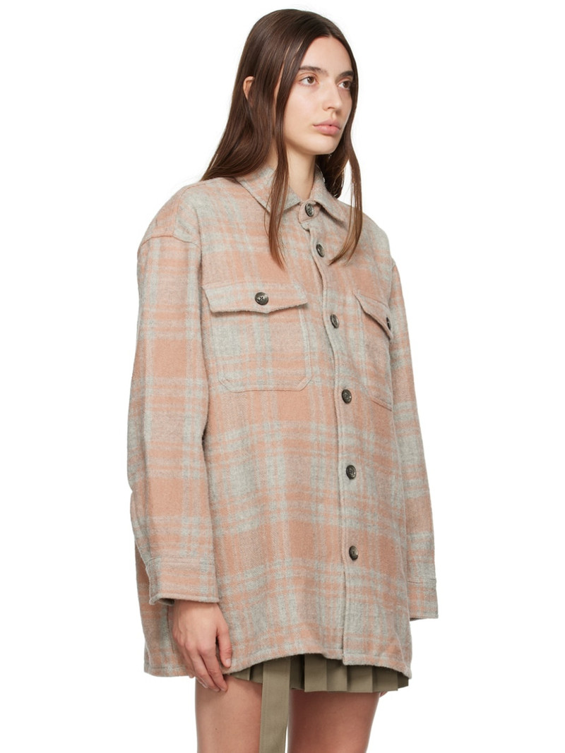 Pink & Gray Plaid Jacket 2