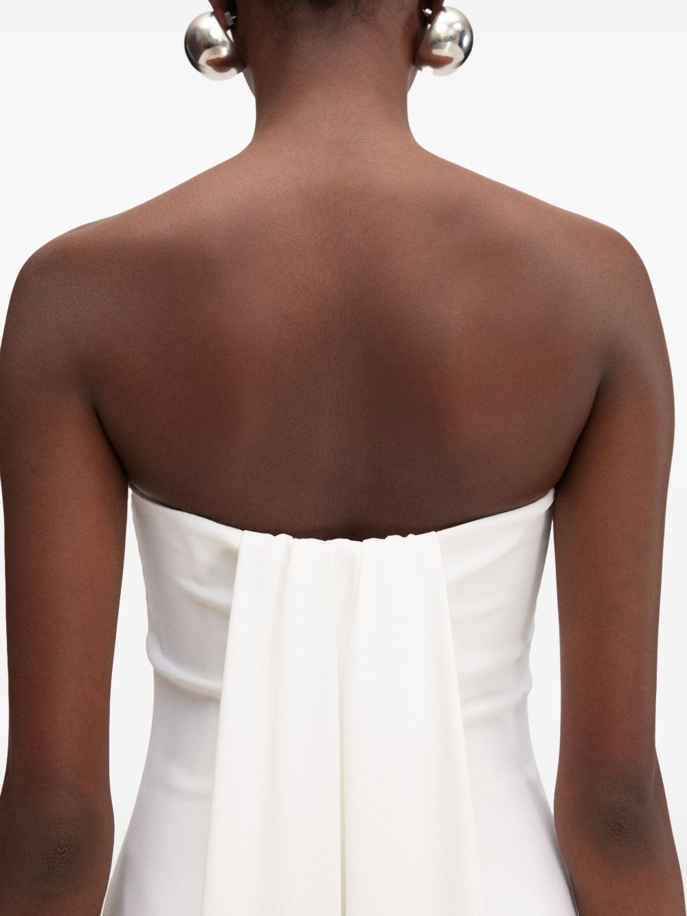 strapless maxi dress - 5