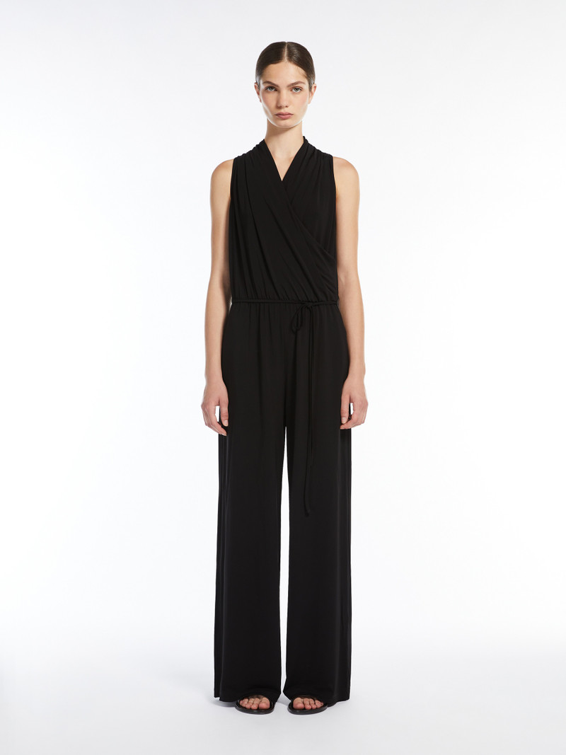 GENZANA Stretch viscose jersey jumpsuit 3