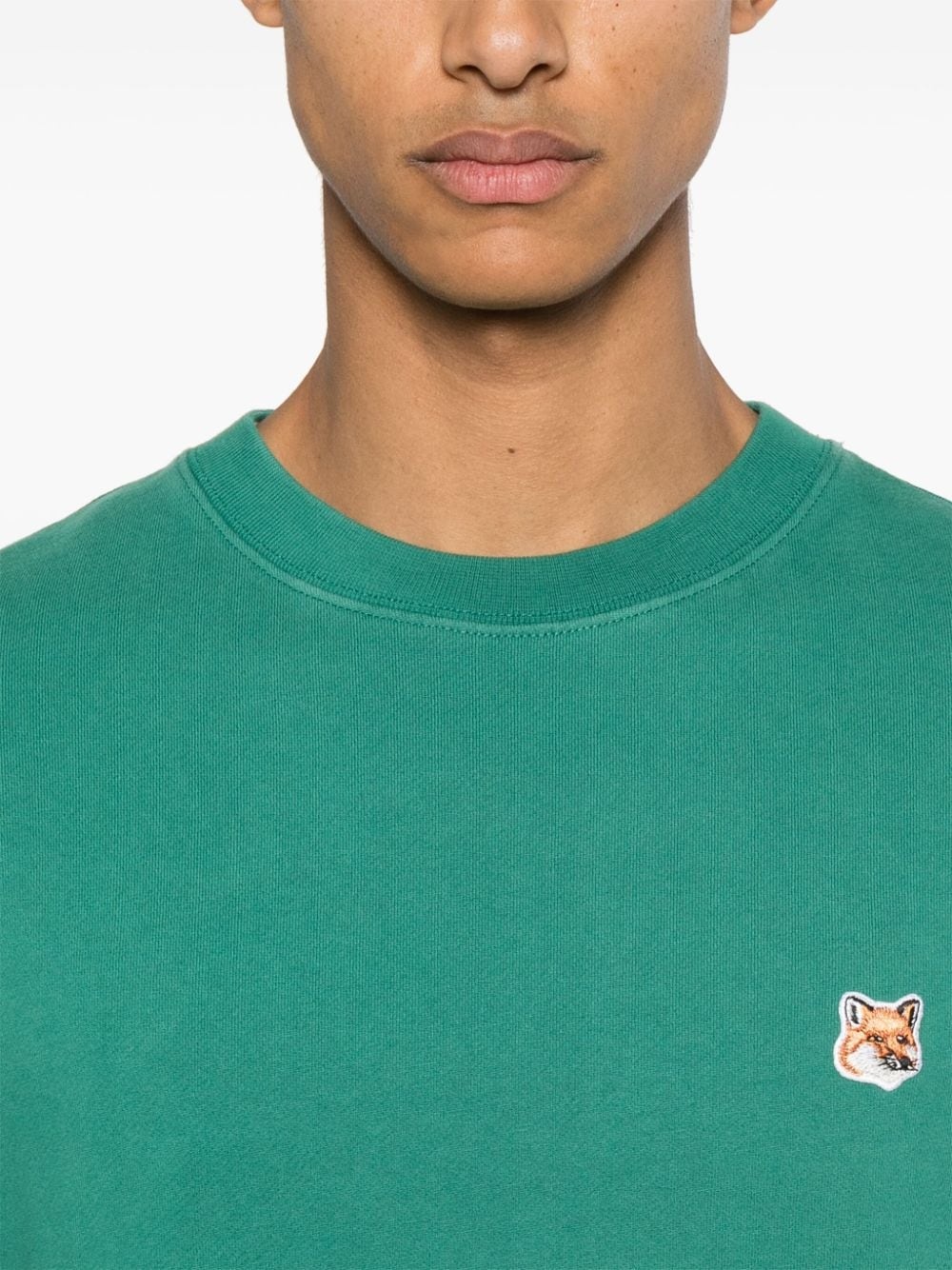 Fox Head-patch sweatshirt - 5