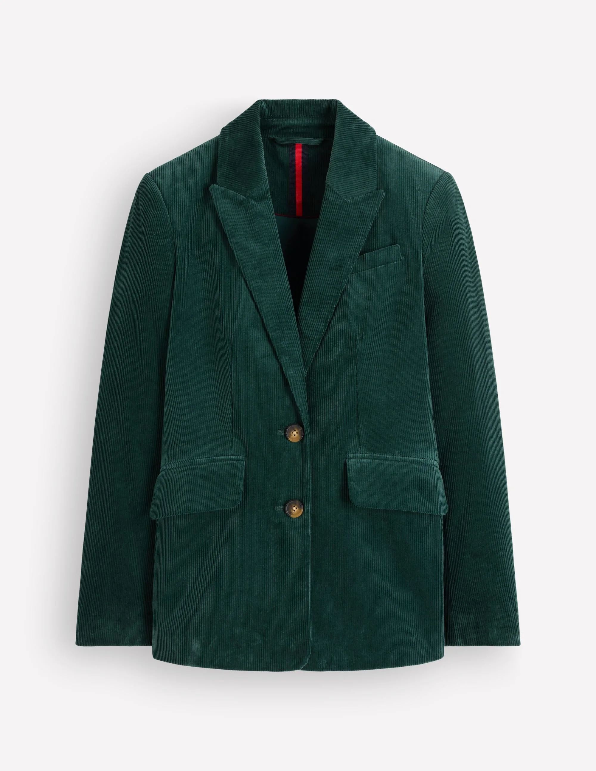 Stamford Cord Blazer-Midnight Teal - 1