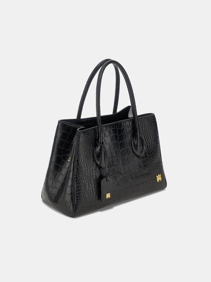 WOMEN'S EMBOSSED CROC HONEY 40 TOTE 3