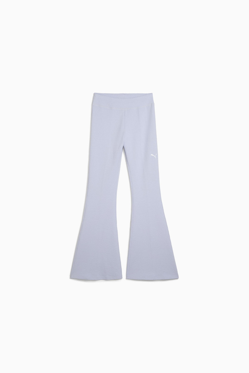 DARE TO Women's Textured Flared Leggings 1