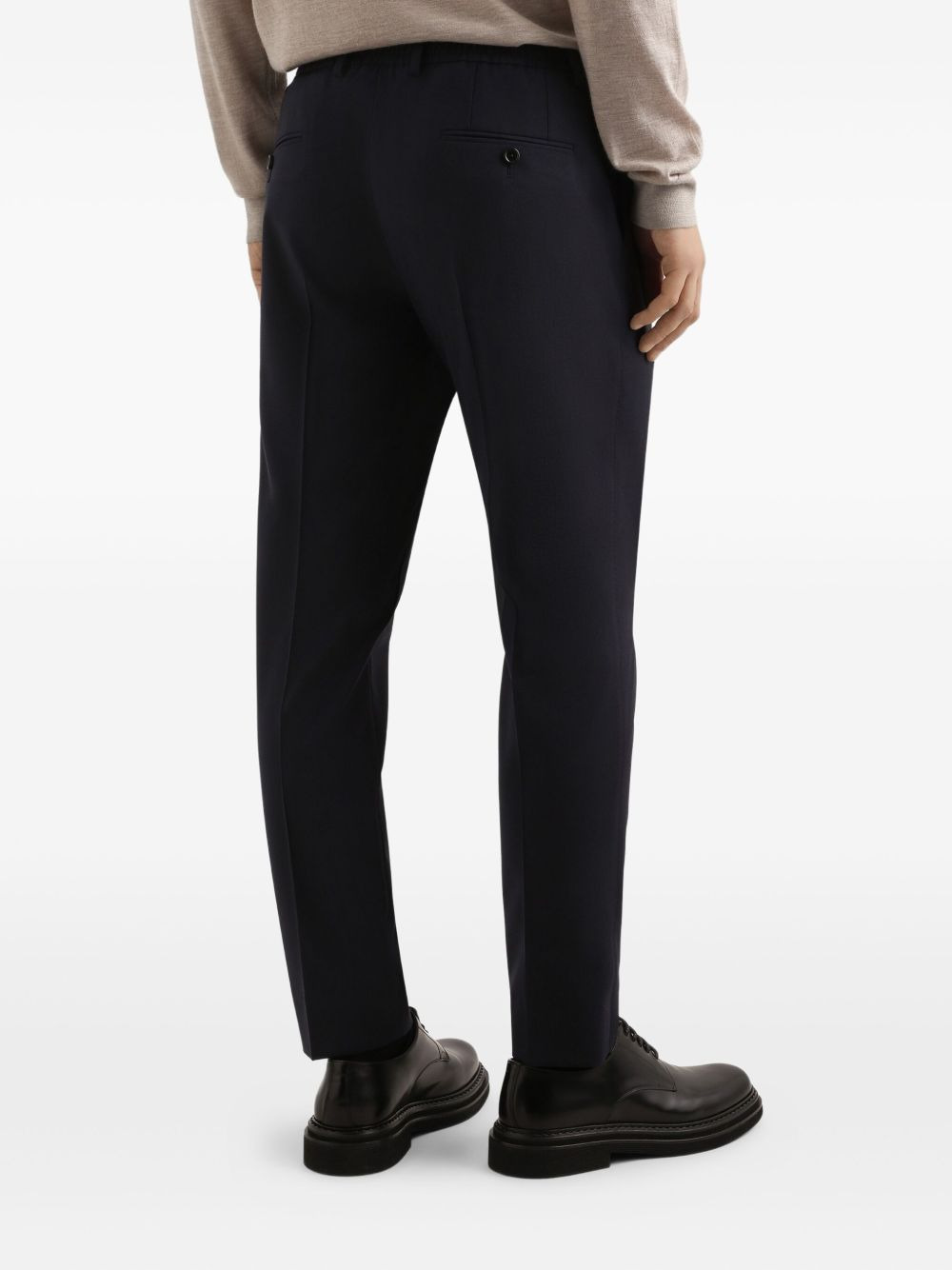 pleat-detail trousers - 4