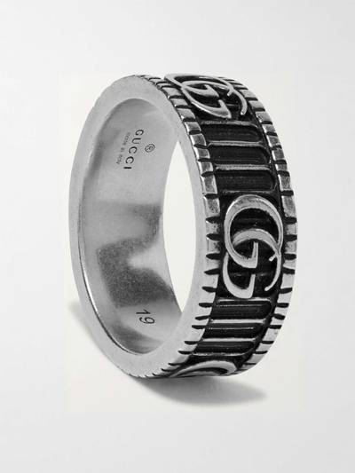 GUCCI Engraved Silver Ring outlook