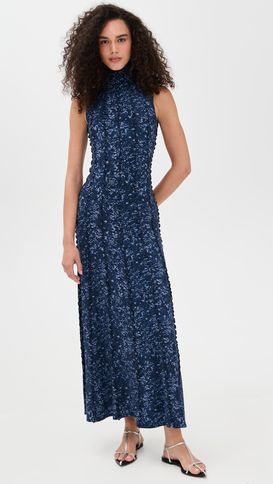 Valentina Dress in Printed Jersey - 4