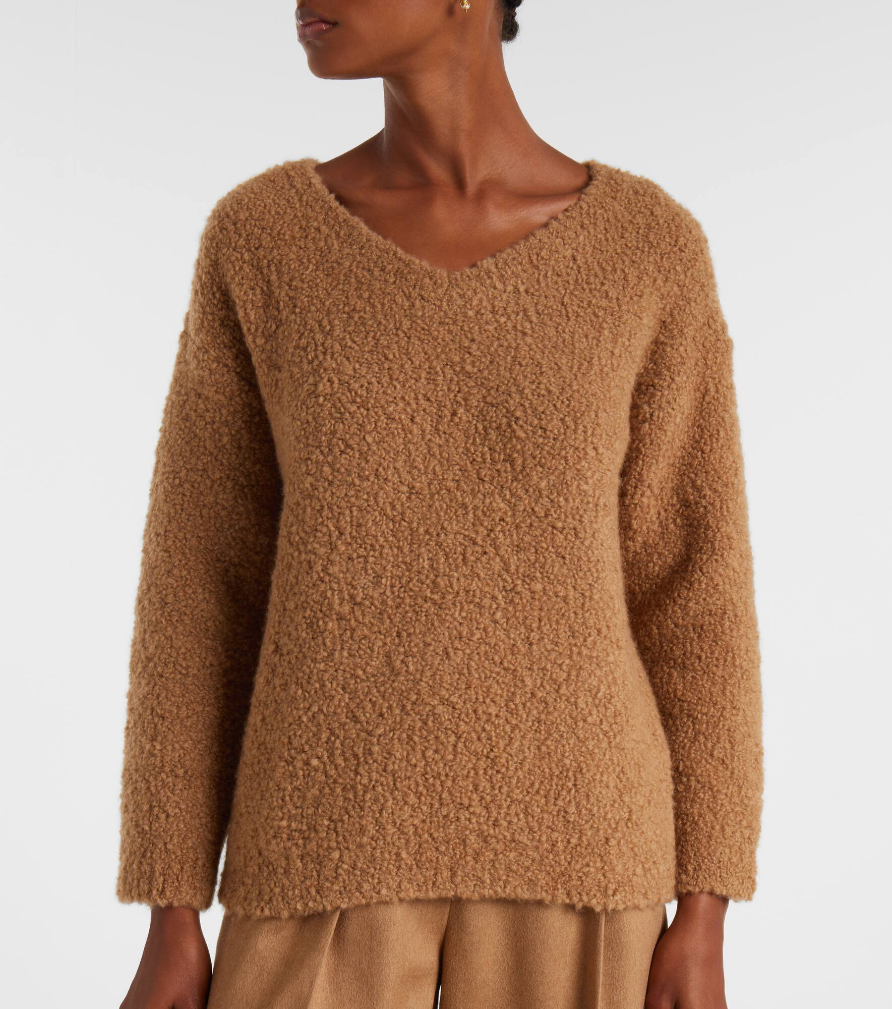 Pantera camel hair and silk sweater - 6