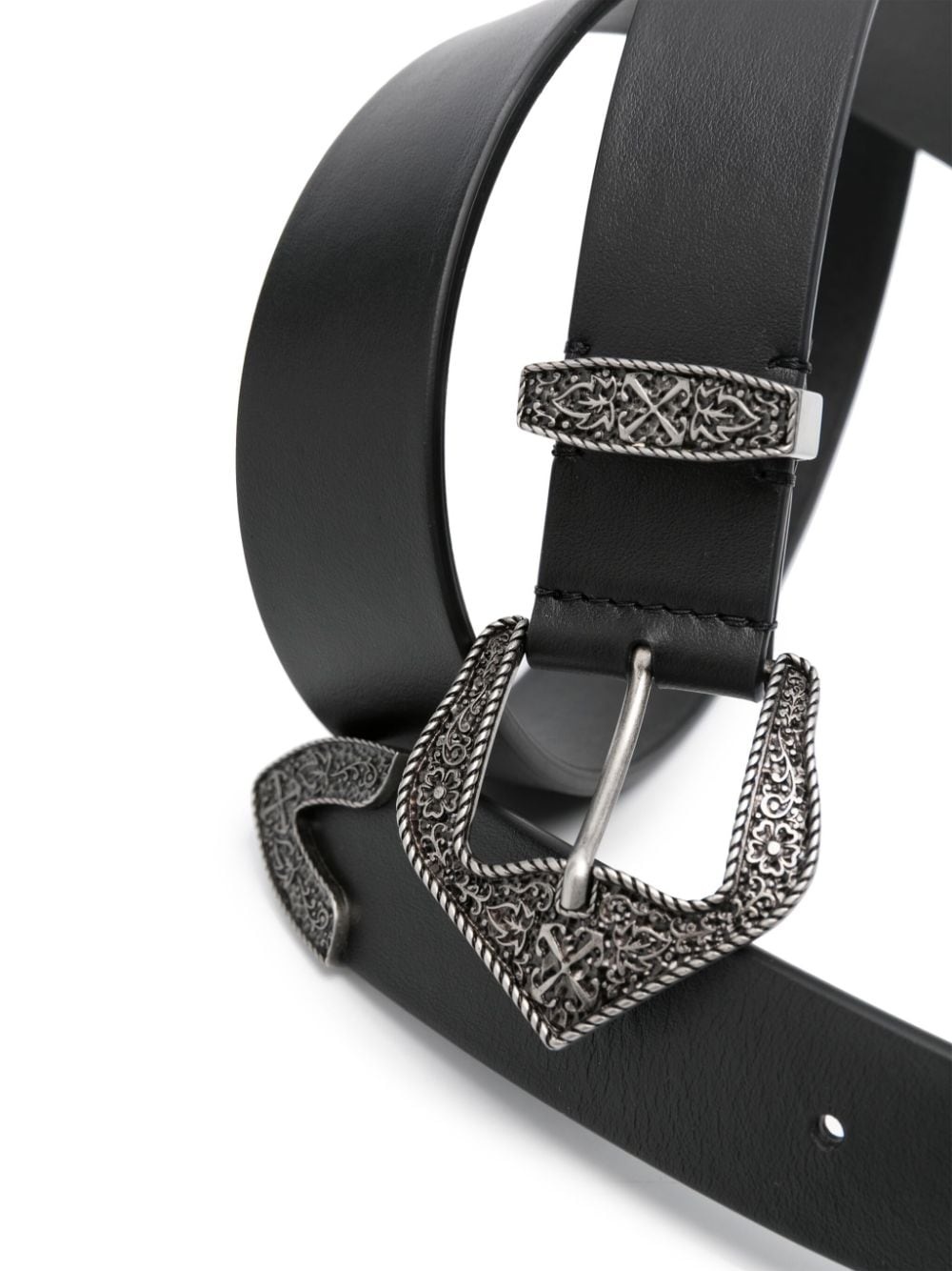 Arrows-motif leather belt - 2