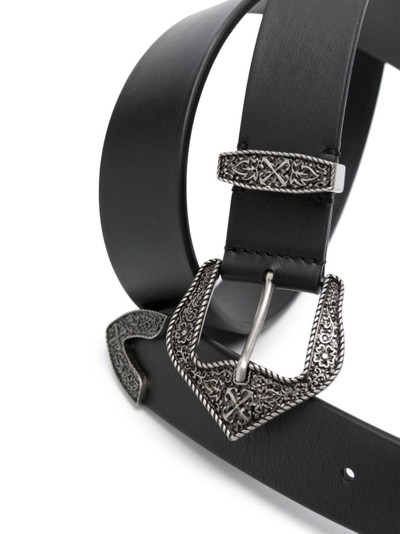 Off-White Arrows-motif leather belt outlook