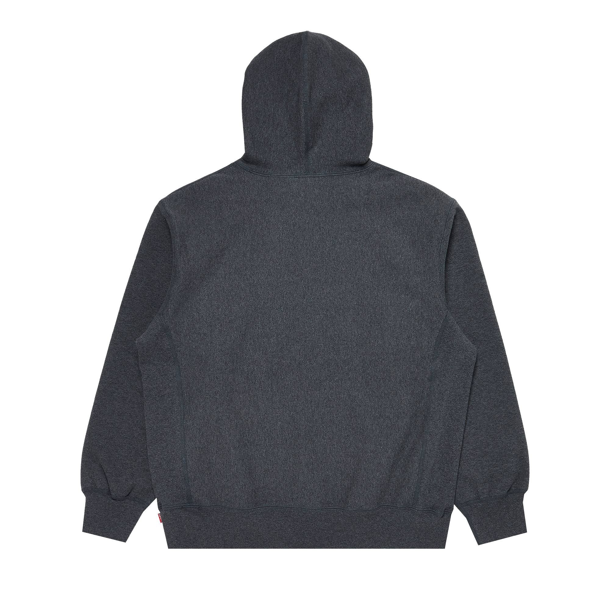 Supreme Box Logo Hooded Sweatshirt 'Charcoal' - 2