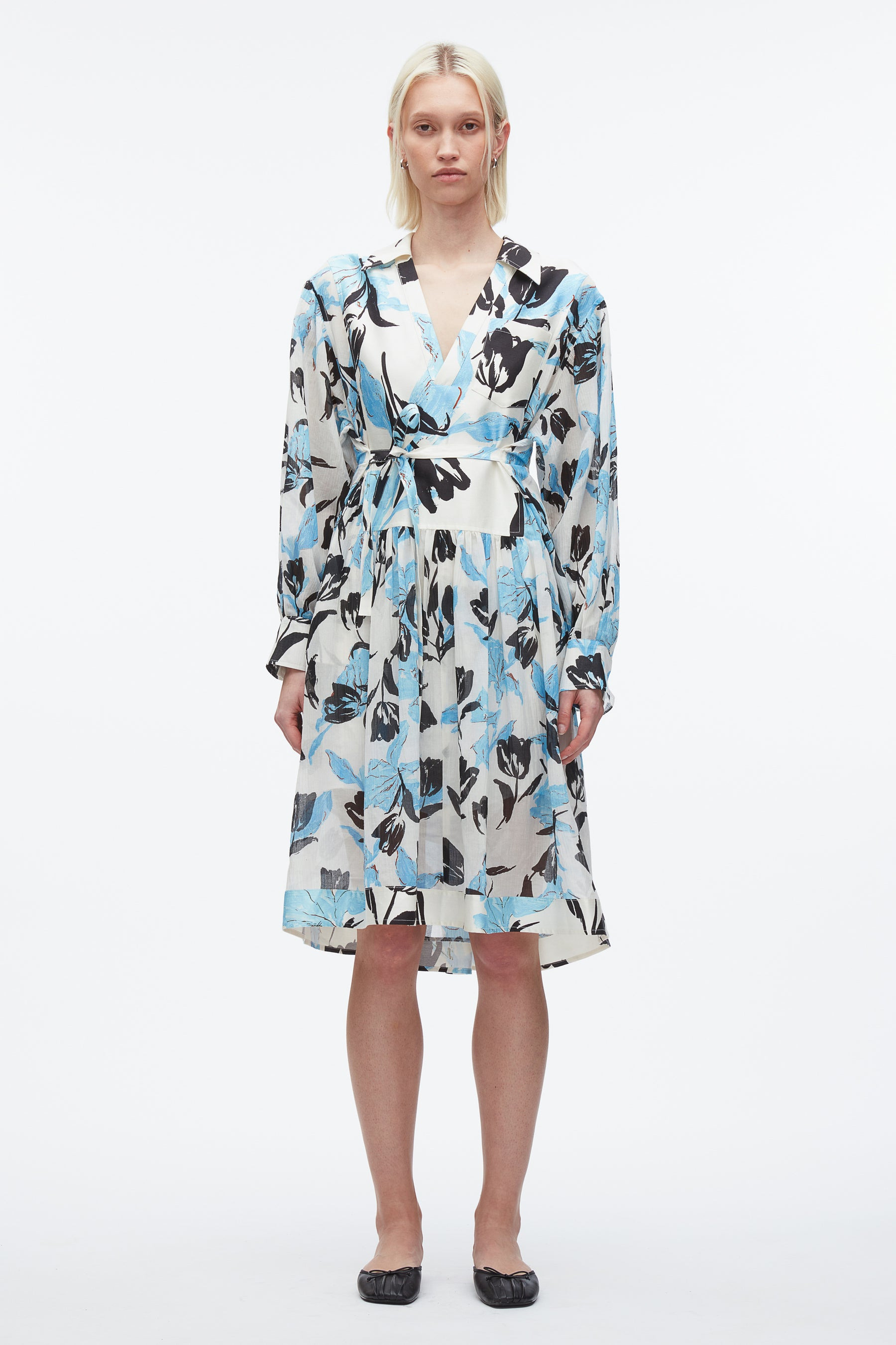 Joyful Tulip Shirt Dress - 3