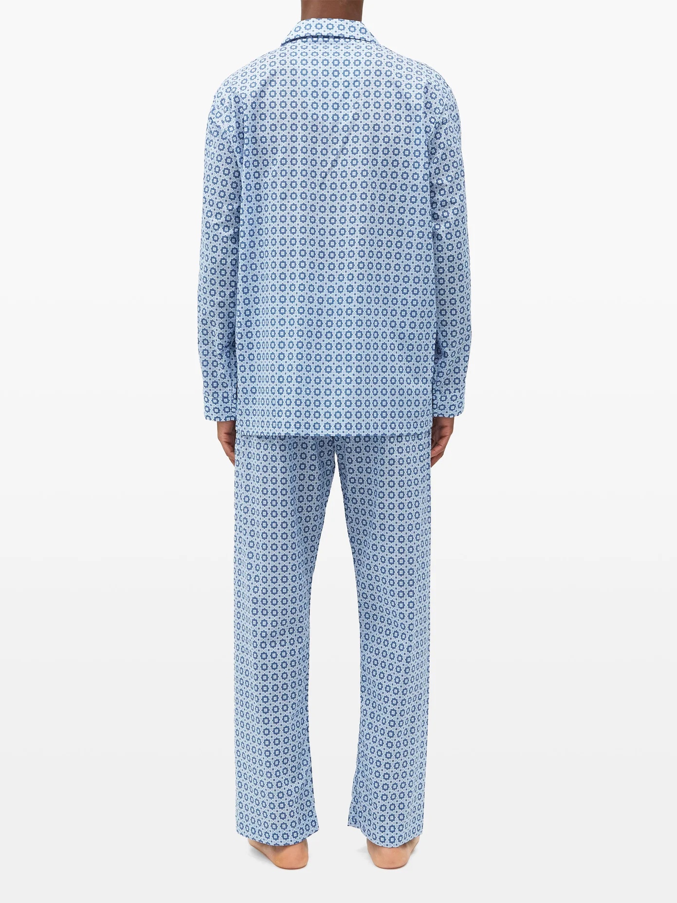 Ledbury geometric-print cotton pyjamas - 5