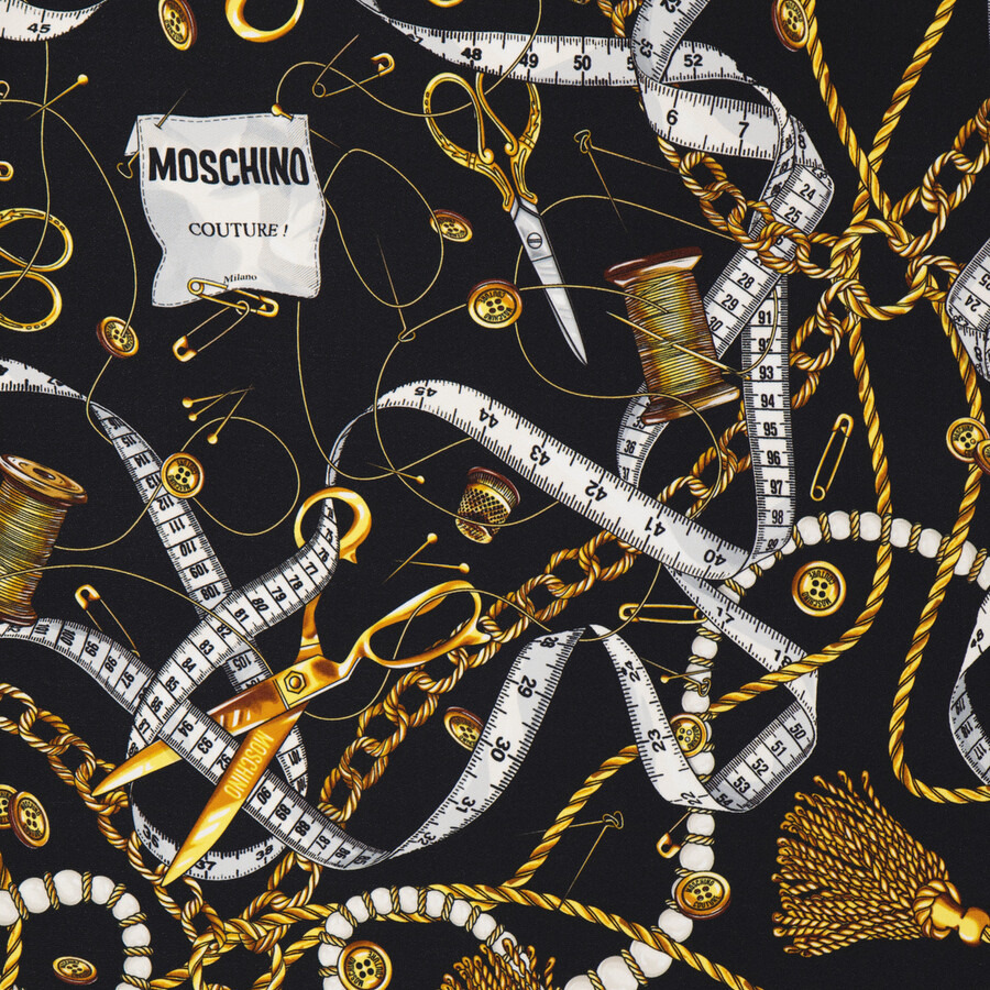 Moschino Allover Sartorial Print Dress - 7