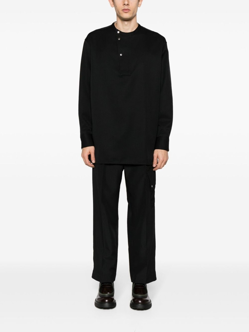 OAMC asymmetric wool shirt outlook
