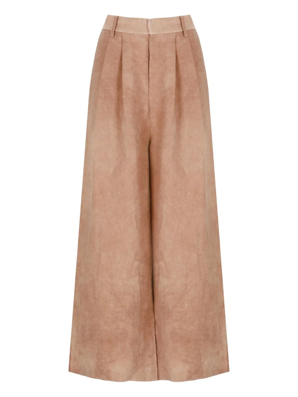 pleated-front trousers - 1