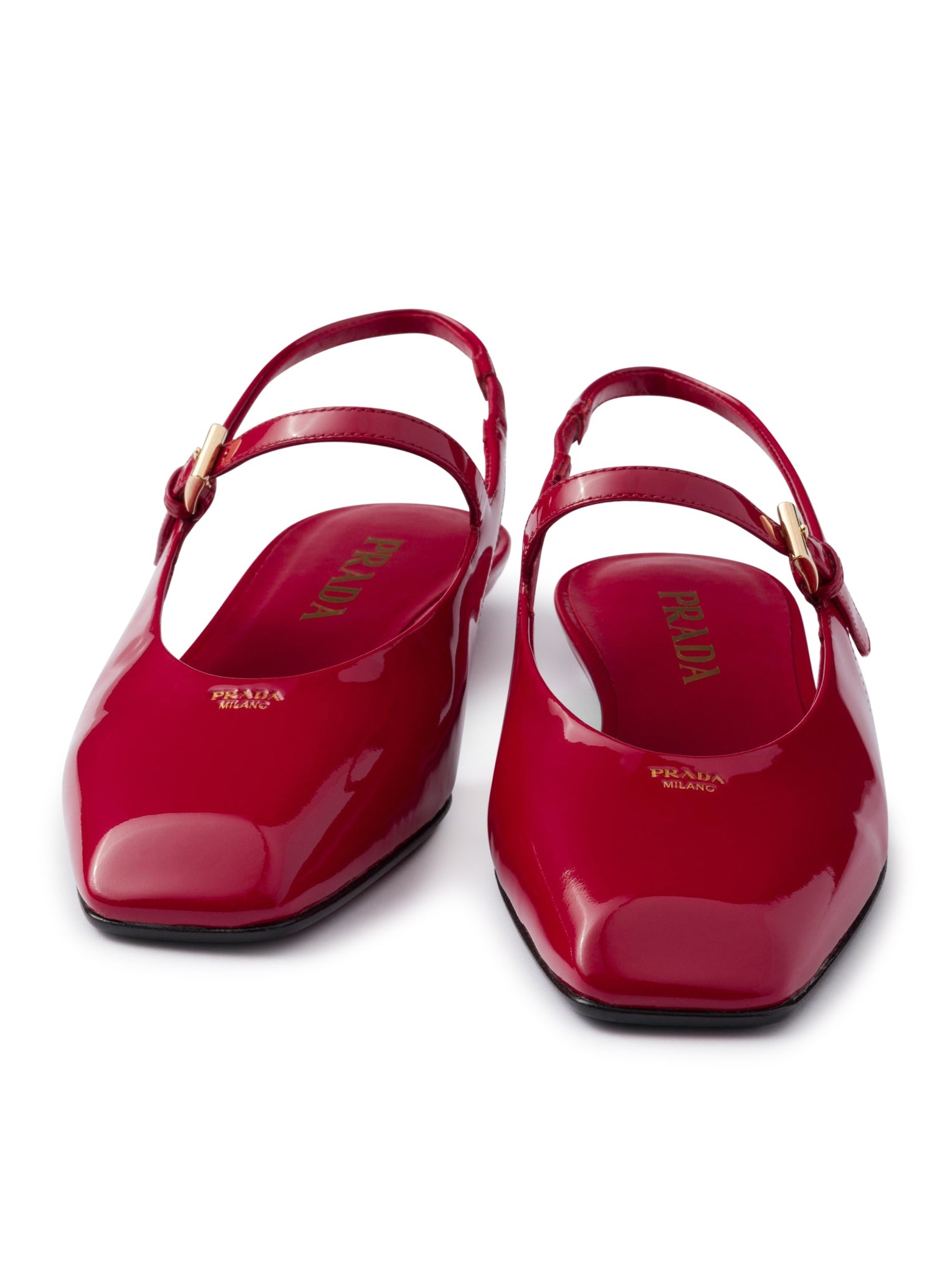 PATENT LEATHER SLINGBACK BALLERINAS - 5