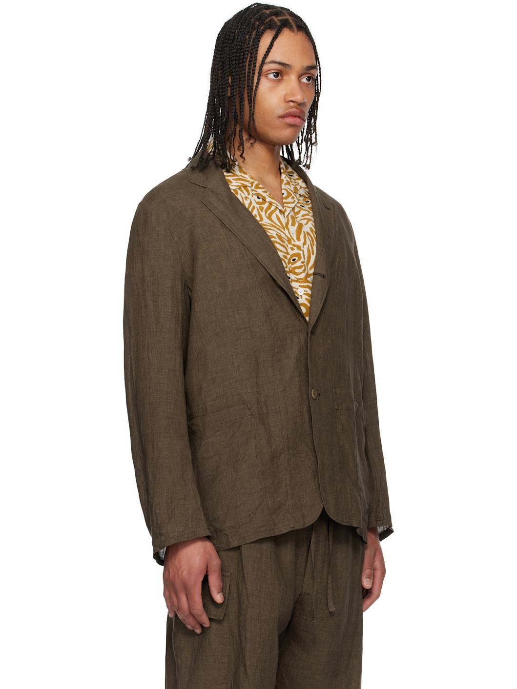 Brown Take Easy Blazer - 2