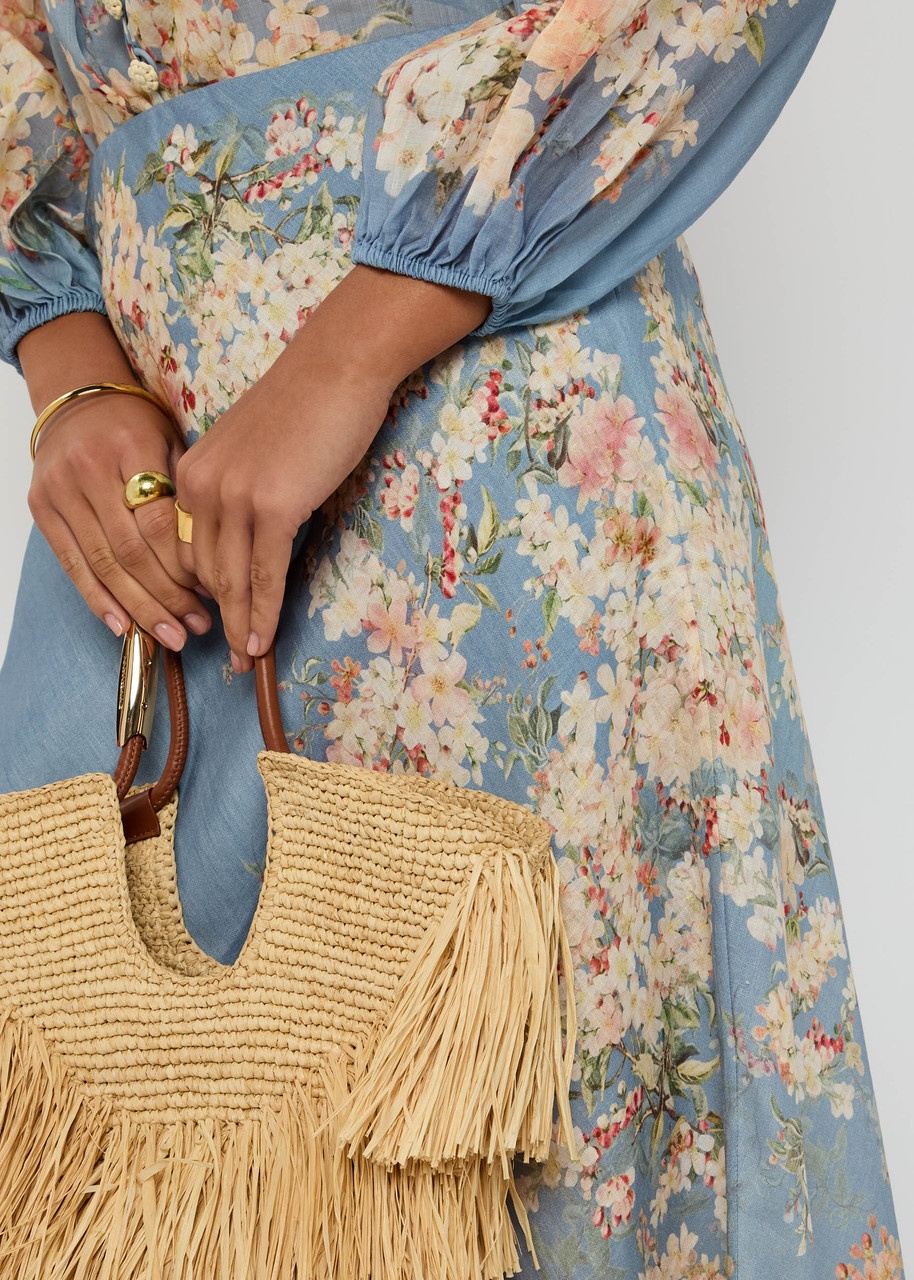 Zimmermann Cascadian Floral-print Linen Maxi Skirt - 5