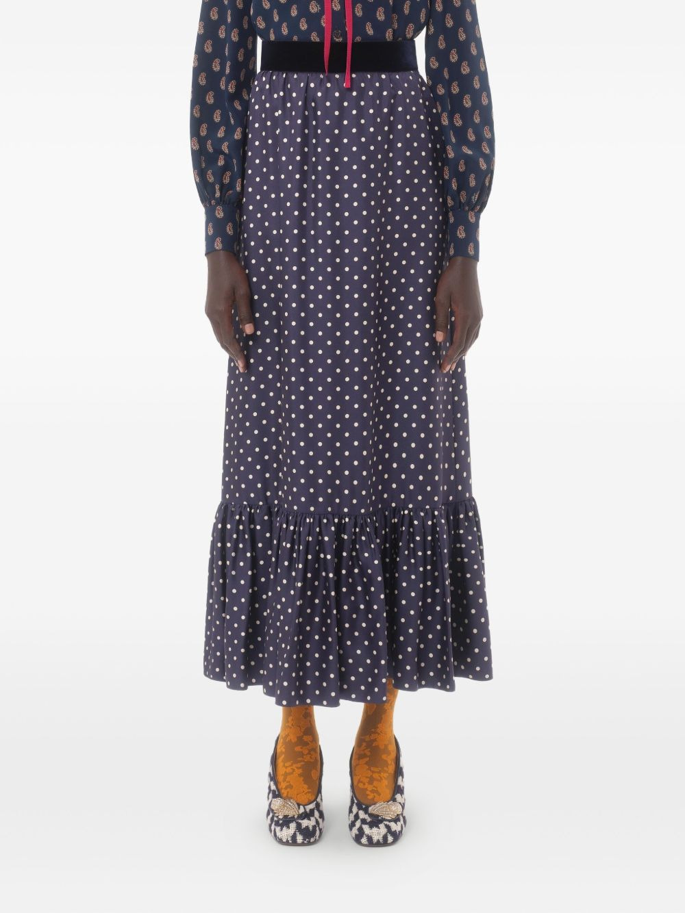 Pois midi skirt - 3