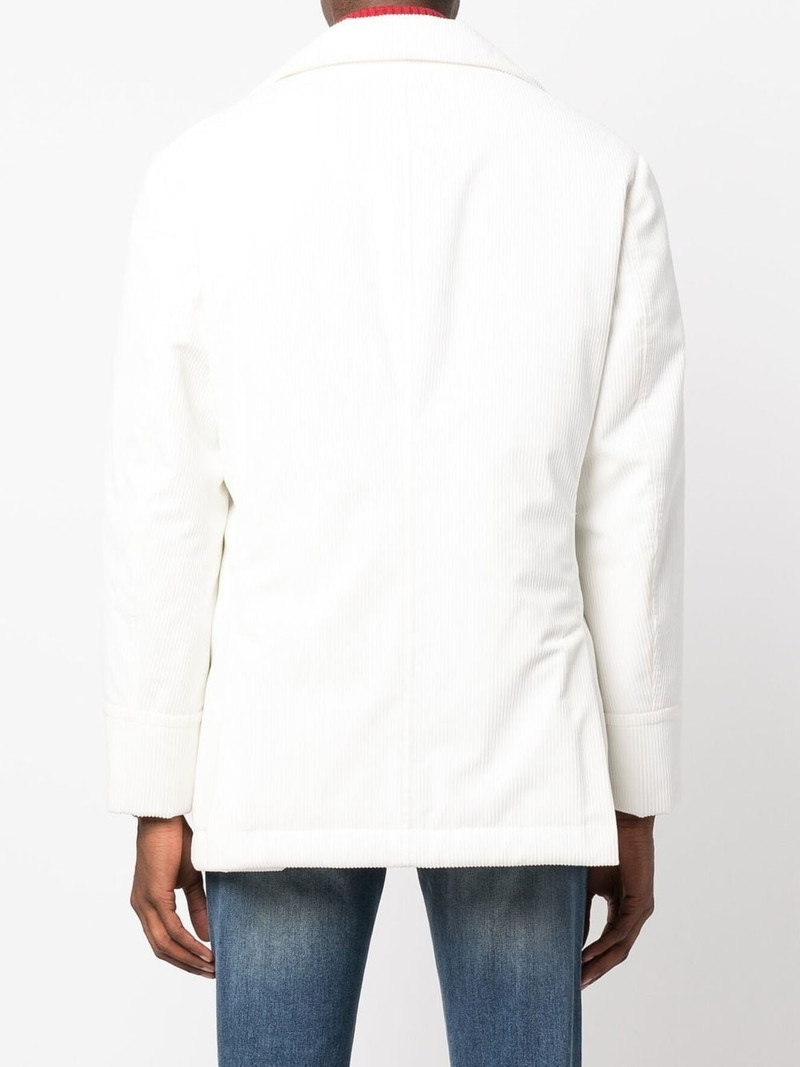 Caban double-breasted corduroy coat 4