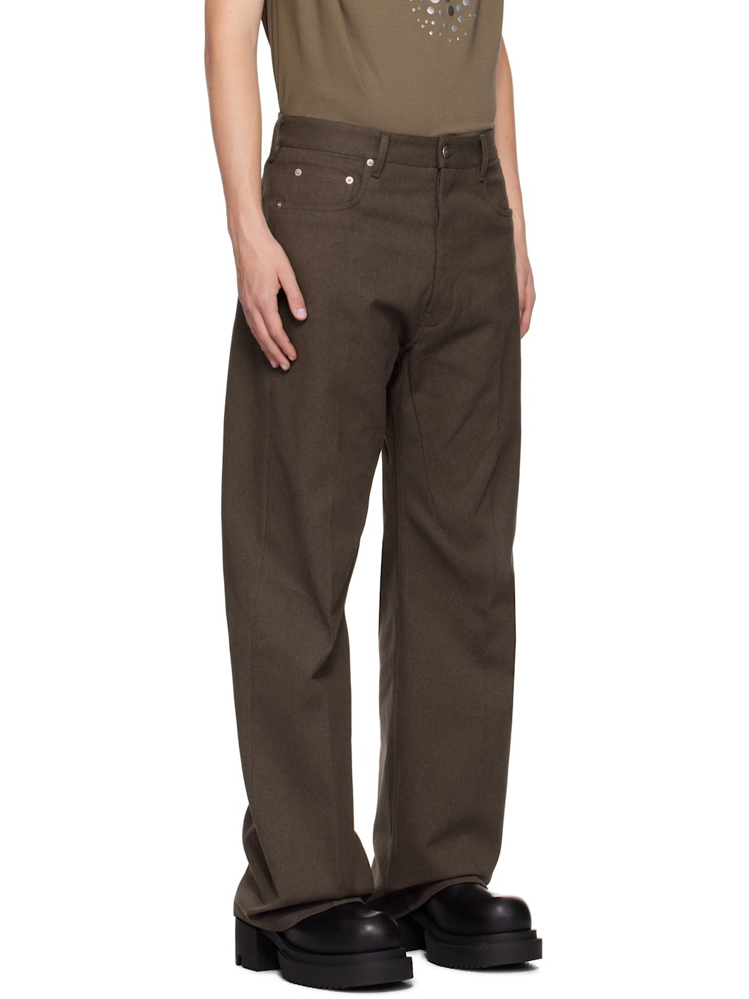 Brown Porterville Geth Jeans - 2