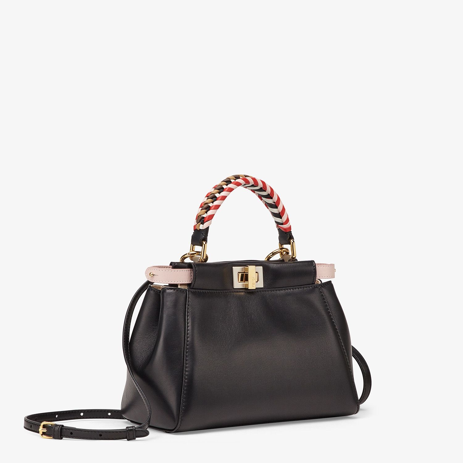 Black nappa leather bag - 3