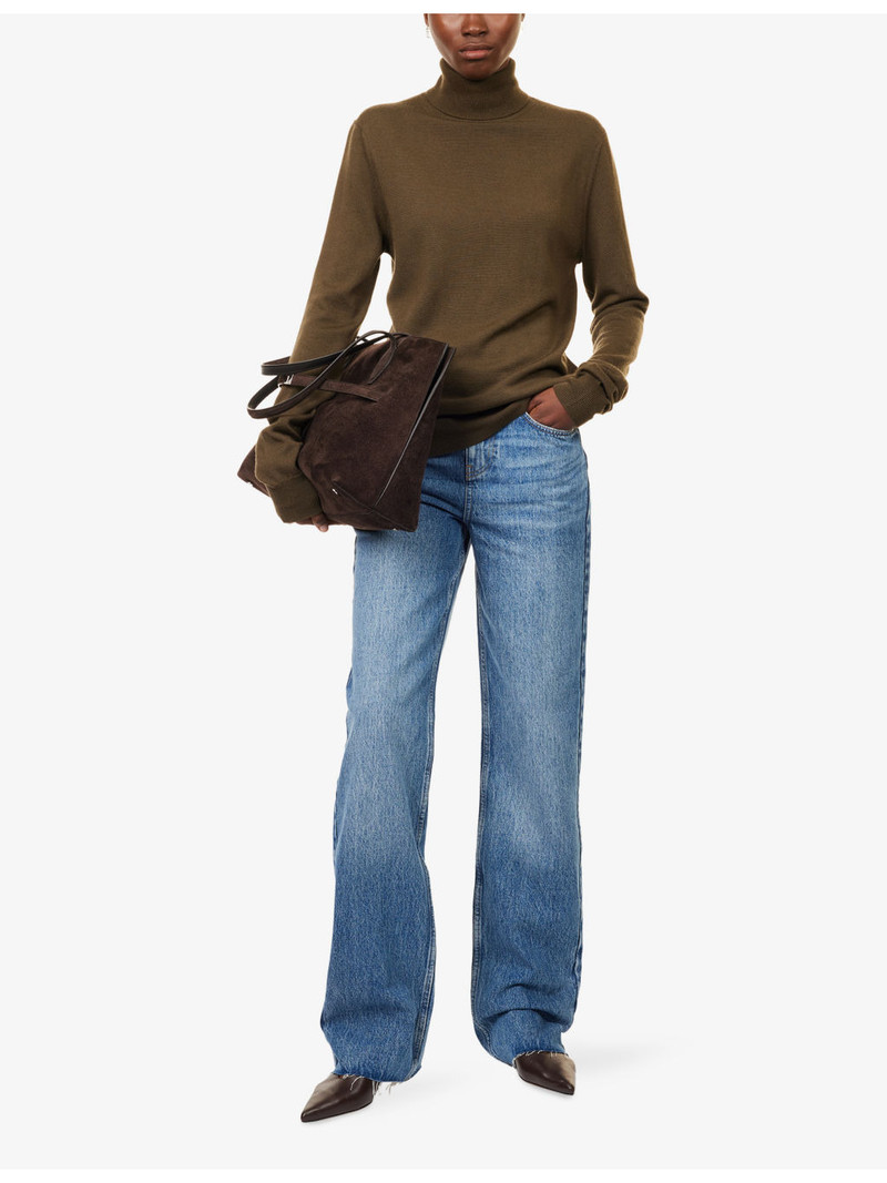 The Frankie Shop Utica Turtleneck Wool And Silk Jumper outlook