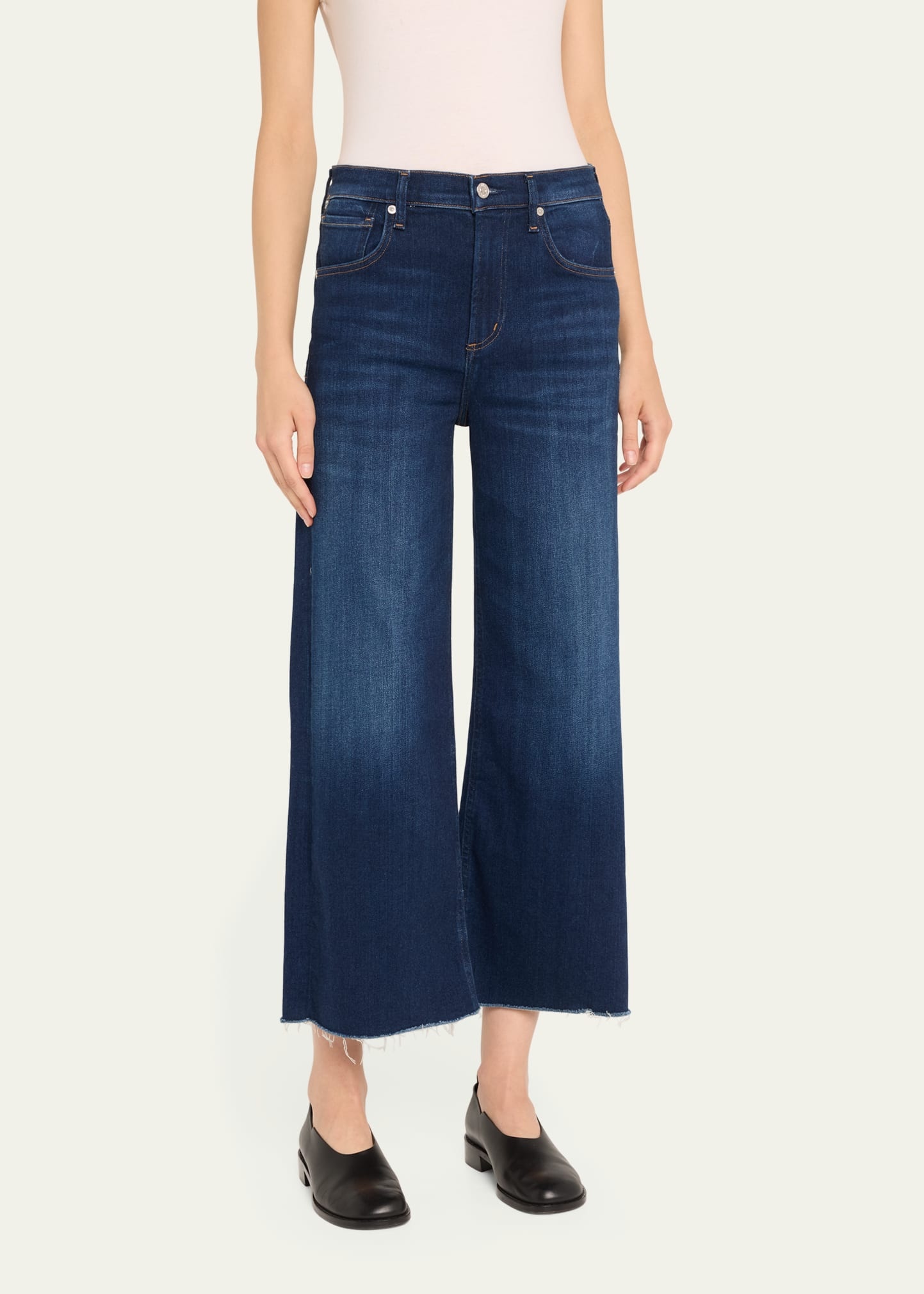 Lyra Wide-Leg Cropped Jeans - 4