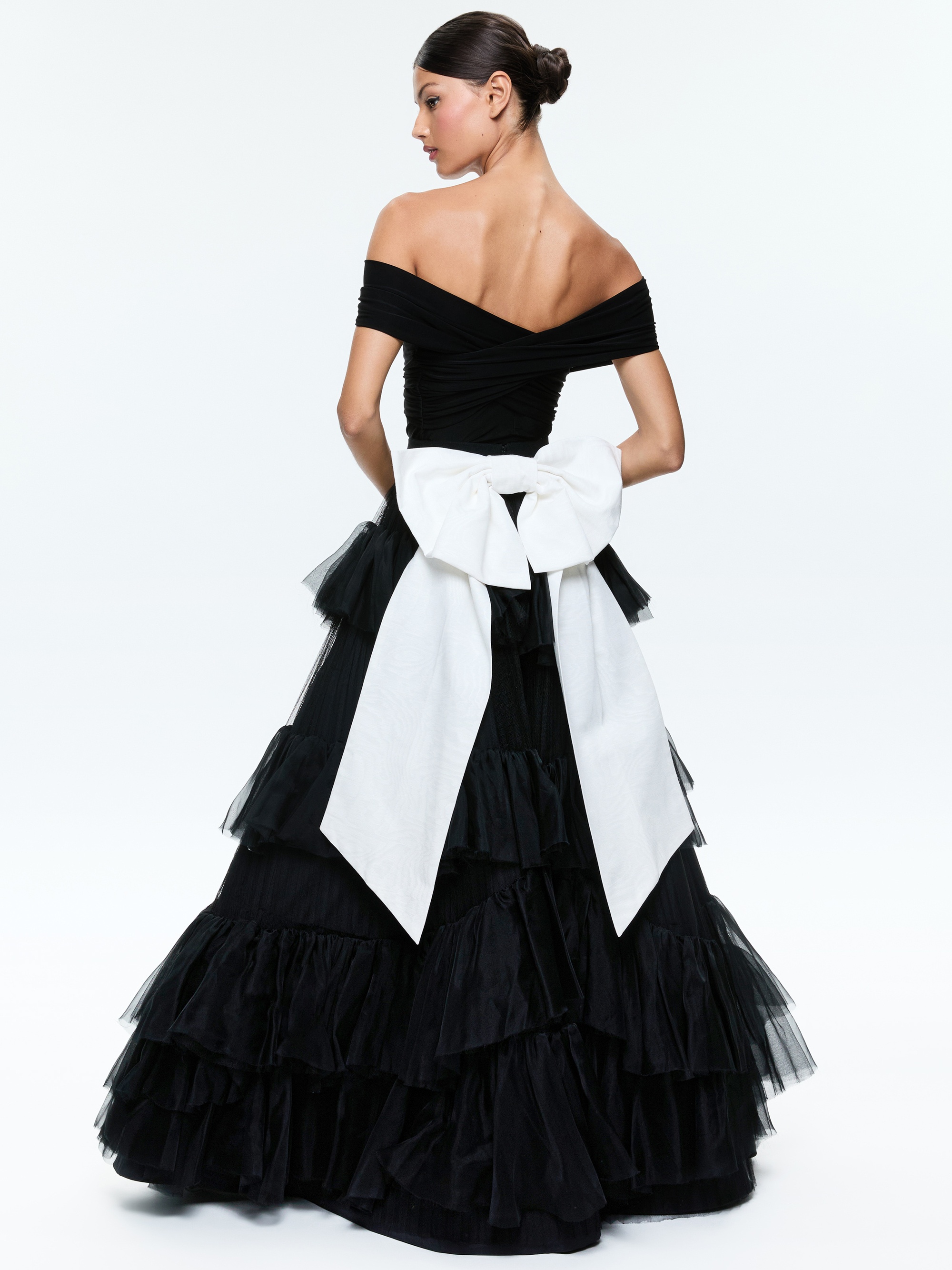 JESSICA RUFFLE MAXI BOW BALLGOWN SKIRT - 4