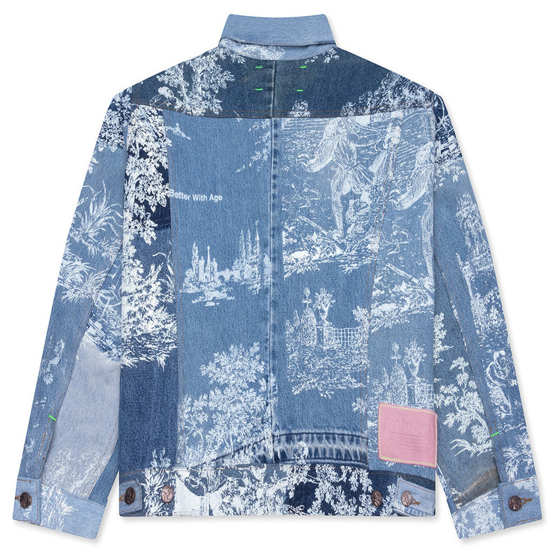 *Better With Age TERESA RECONSTRUCTED TRUCKER JACKET - INDIGO outlook