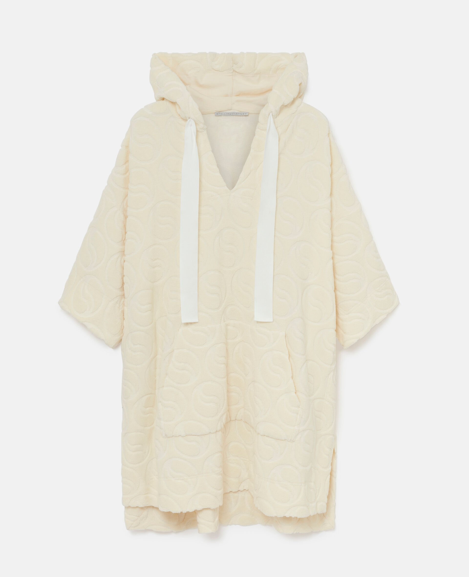 Toweling Hooded Mini Dress - 1