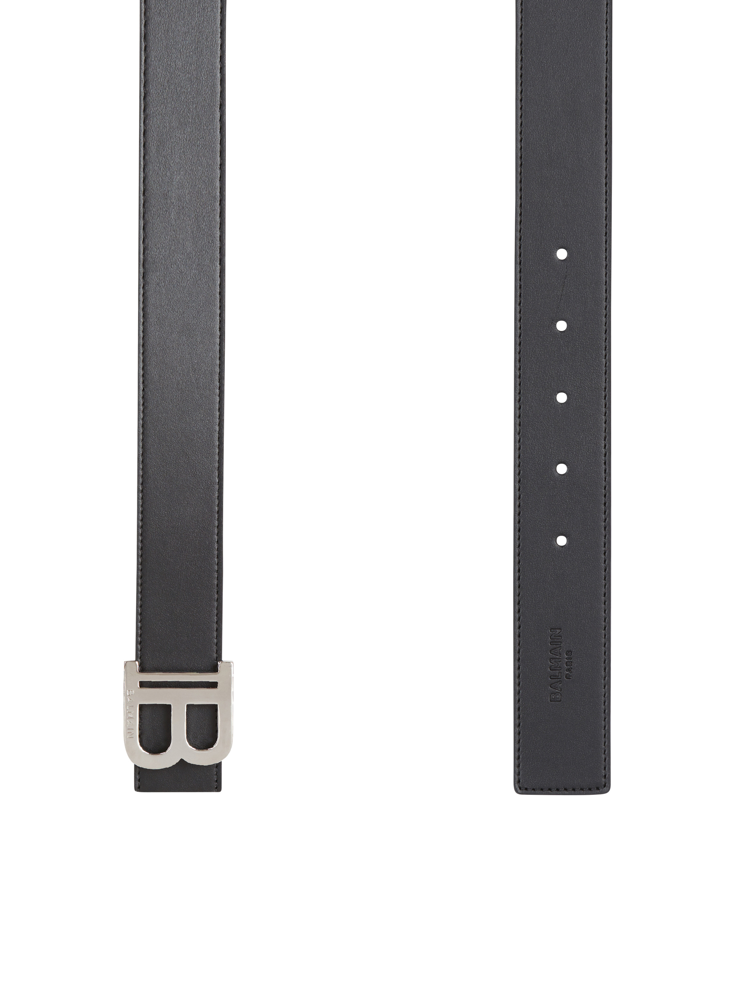 Reversible leather B-Belt - 5