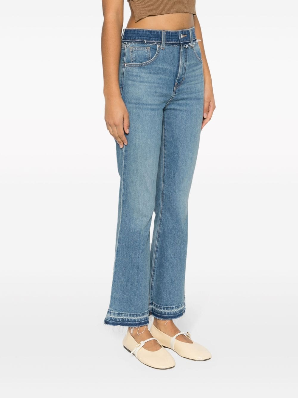 Carson high-rise flared jeans - 3