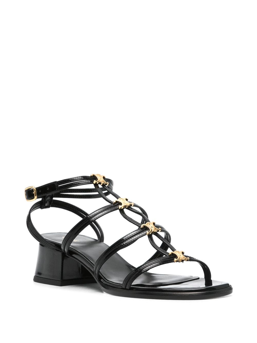 Celine Women Clemence Leather Sandals - 3