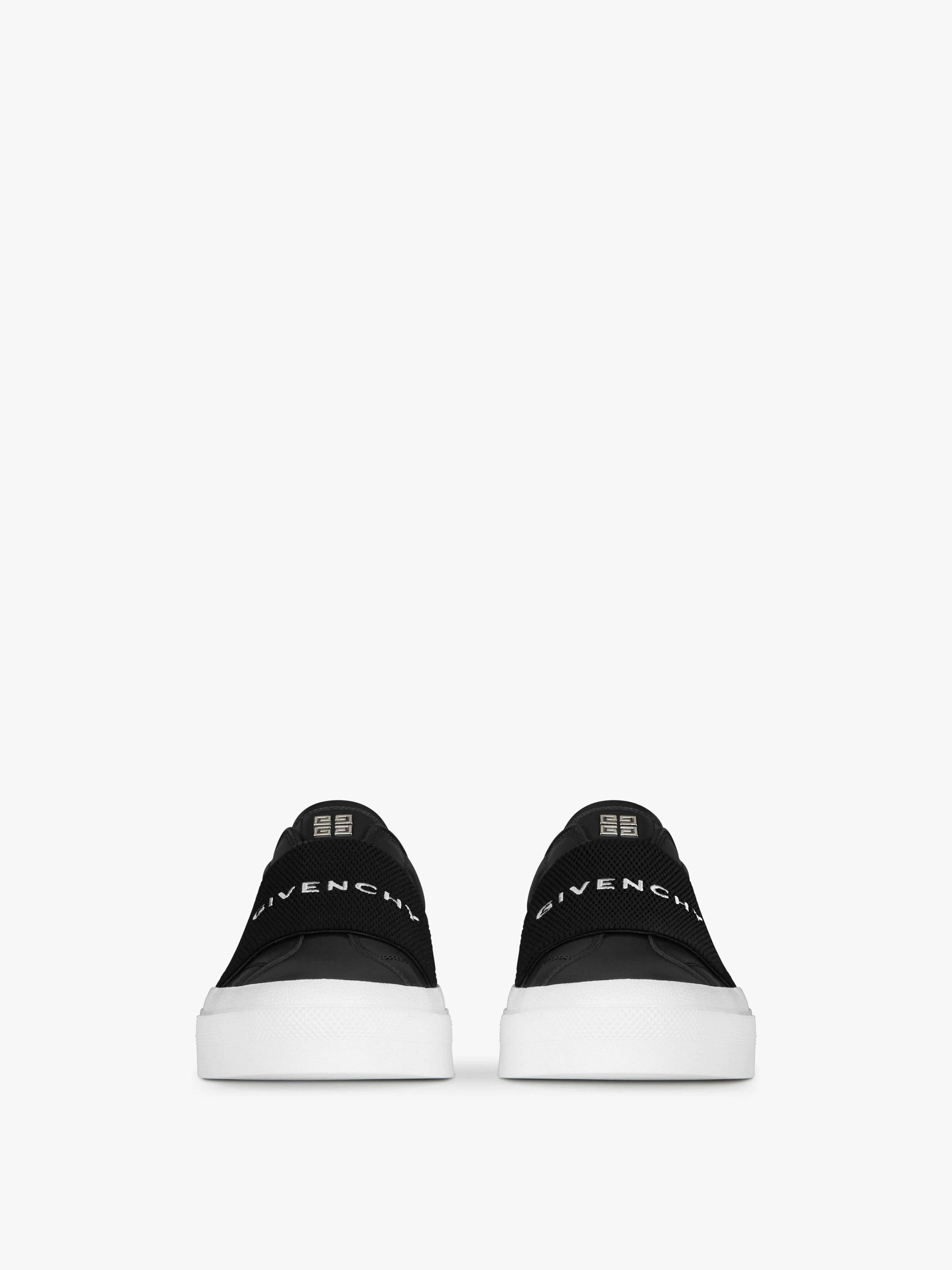 CITY SPORT SNEAKERS IN LEATHER WITH GIVENCHY STRAP - 2